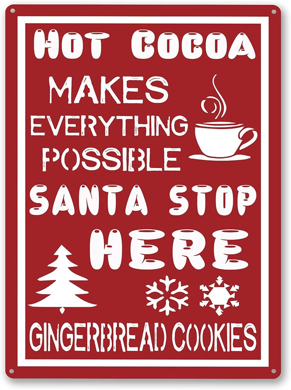 Winter Cookies and Cocoa Wall Sign (Set of 2) main image 1