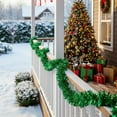 thumbnail image 1 of Christmas Tinsel Garland 1PC，Metallic Hanging Decor200cm Plastic Tinsel Strands for Festive Tree & Party Atmosphere(Green), 1 of 8