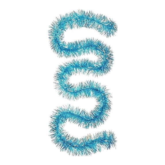 Christmas Tinsel Garland, Metallic Twist Garland Shiny Hanging Foil Tinsel Garland for Christmas Tree Home Party Decoration