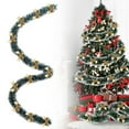 thumbnail image 1 of Christmas Tinsel Garland with Red Bows, 78.74 inch Sparkly Hanging Garland for Tree, Festive Mantel & Staircase Swag, Long Lasting Tinsel Decor for Holiday Home & Party, 1 of 7