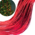 thumbnail image 1 of Christmas Tinsel Icicle Strand Garlands,Bexikou 3000 Pcs Icicle Tinsel Strands for Christmas Tree,Tinsel Foil Fringes Shiny Icicles Garland for Christmas Tree Party Decor Birthday Supplies (Red), 1 of 1