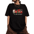 thumbnail image 1 of Christmas Tis The Season Mickey Graphic Tee T-Shirt Top Print Commuting Short Sleeve Round Neck Black S-5XL, 1 of 5