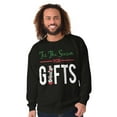 thumbnail image 1 of Christmas Tis The Season Presents Sweatshirt for Men or Women Brisco Brands S, 1 of 6