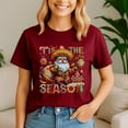 thumbnail image 1 of Christmas Tis The Season Xmas Mexican Santa Sombrero Design, Retro Christmas Shirt, Xmas TShirt, Cute Santa Claus Holiday, Merry Christmas Gift, 1 of 5