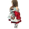 thumbnail image 1 of Christmas Toddler Kid Baby Girl XMAS Flared Party Santa Swing Dress Clothes 2-6T, 1 of 5