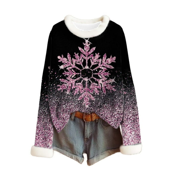 Christmas Tops for Women Tube Tops Fall Crop White Long Sleeve Shirts 100% Cotton Peasant Blouses 70S