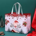 thumbnail image 1 of Christmas Tote Bags 1-Pack - Extra Large Reusable Gift Bags with Handles | Holiday Grocery Shopping & Party Favor Bags | Non-Woven Fabric Decor, 1 of 6