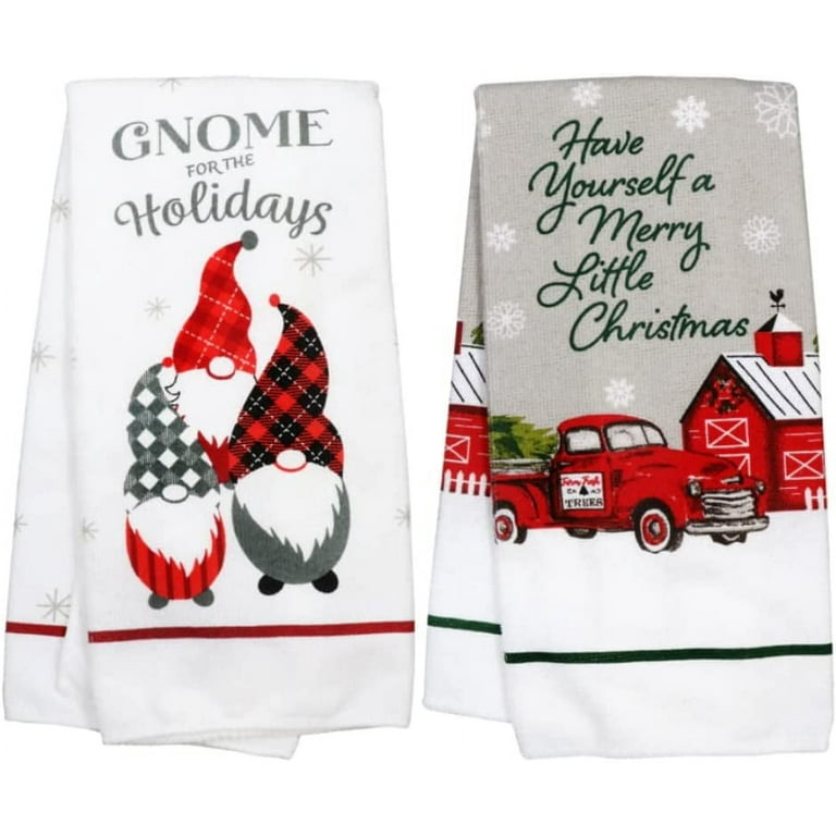 Christmas Kitchen Towels Truck Xmas Trees Gnomes Christmas Dish Towel  Microfiber Absorbent Wood Grain Snowflake Hand Towels Tea Towel Cleaning  Cloth for Seasonal Winter Decoration Kitchen Bahtroom - Yahoo Shopping