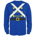 thumbnail image 1 of Christmas Toy Soldier Costume Mens Long Sleeve T Shirt Royal SM, 1 of 1