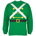 thumbnail image 1 of Christmas Toy Soldier Costume Mens Sweatshirt Irish Green LG, 1 of 1