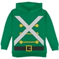 thumbnail image 1 of Christmas Toy Soldier Costume Toddler Hoodie Green 2T, 1 of 1
