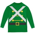 thumbnail image 1 of Christmas Toy Soldier Costume Youth Long Sleeve T Shirt Green YLG, 1 of 1