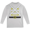 thumbnail image 1 of Christmas Toy Soldier Costume Youth Long Sleeve T Shirt White YXL, 1 of 1