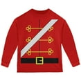 thumbnail image 1 of Christmas Toy Soldier Nutcracker Costume Toddler Long Sleeve T Shirt Red 4T, 1 of 1