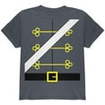 thumbnail image 1 of Christmas Toy Soldier Nutcracker Costume Youth T Shirt Charcoal YMD, 1 of 1