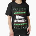 thumbnail image 1 of Christmas Toyota Supra MK3 Auto Enthusiast Festive Holiday Unisex T-Shirt, up to size 5XL, 1 of 2