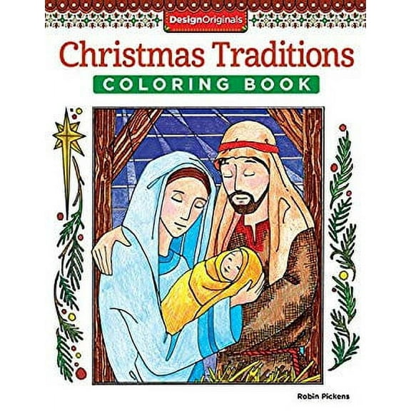 Pre-Owned Christmas Traditions Coloring Book (Paperback) 1497200822 9781497200821