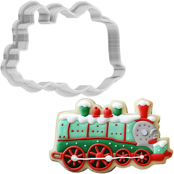 Christmas Train Cookie Cutter 4 Inch Made in USA by WONDERTORY
