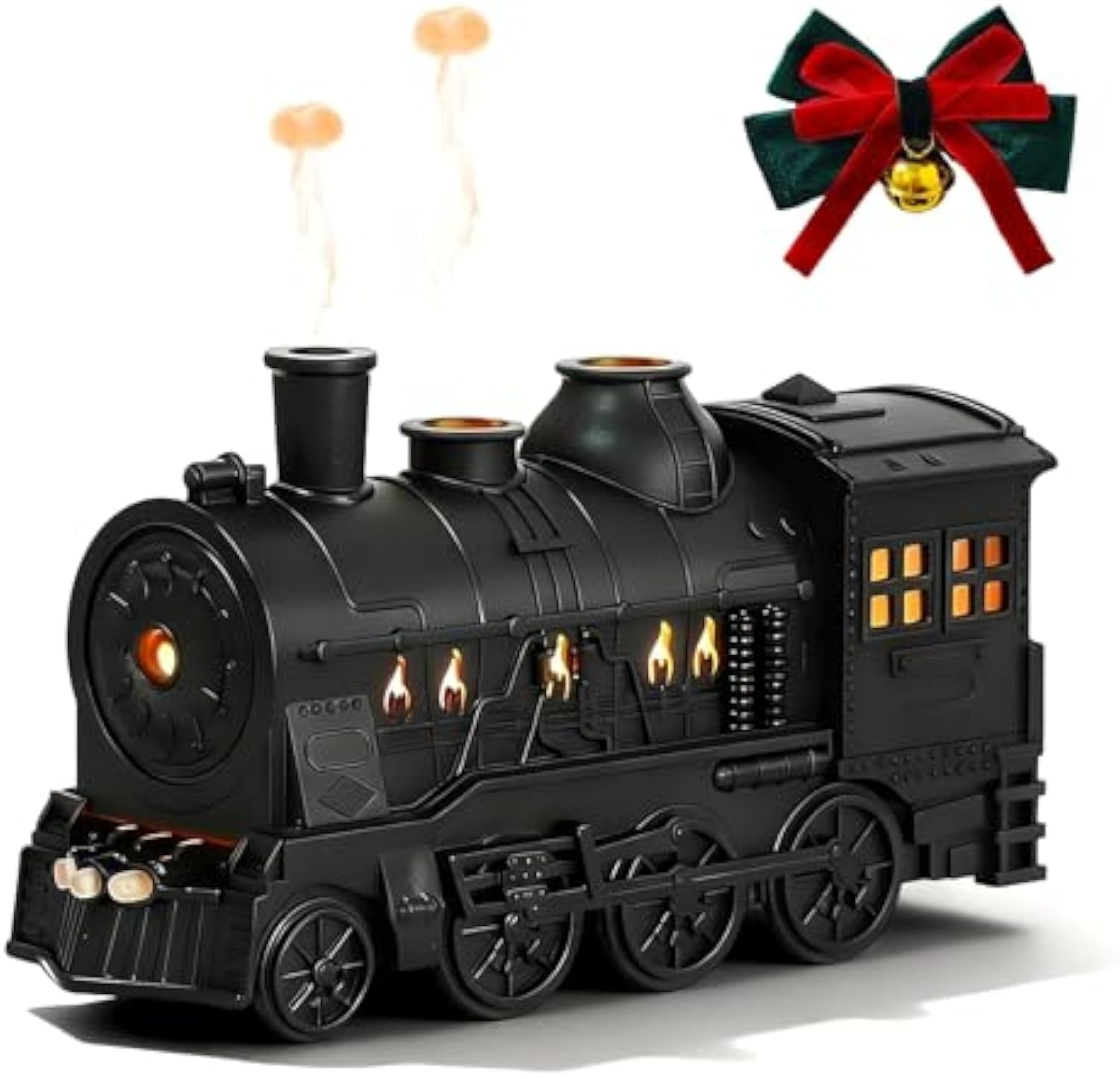 Christmas Train Diffuser, Vintage Steam Train Aromatherapy Humidifier ...