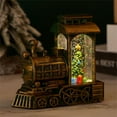 thumbnail image 1 of Christmas Train Snow Globe, Lighted-up Glittering Lantern for Christmas Table Centerpiece Decoration and Gift, 1 of 3