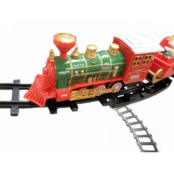 Wizardi Christmas Train with Christmas Tree Stand F07M4-35-W268