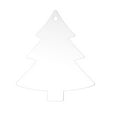thumbnail image 1 of Christmas Transparent Acrylic Pendant, Ornaments with Hanger for Christmas Tree and Holiday Decoration,Multiple Options, 1 of 6