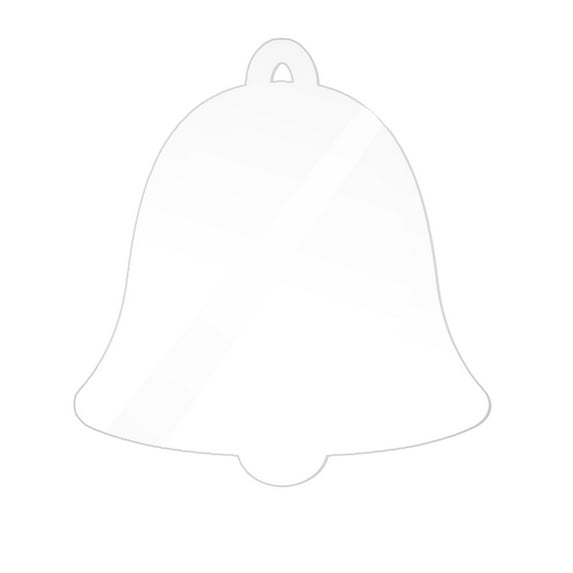 Christmas Transparent Acrylic Pendant, Ornaments with Hanger for Christmas Tree and Holiday Decoration,Multiple Options