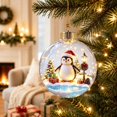 thumbnail image 1 of Christmas Transparent Christmas Decoration Ball Glowing Christmas Ornament, Featuring Durable Shatterproof Plastic and Internal Led Lights for Festive Winter Village Displays,, 1 of 4