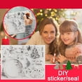 Christmas Transparent Edition Seal Merry Christmas Letter Scrapbook