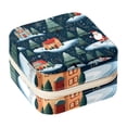 thumbnail image 1 of Christmas Travel Portable Jewelry Organizer: Square Jewelry Box Storage Case and Display for Rings, Earrings, Necklaces, Bracelets, and More - Suitable for Girls and Women, 1 of 6