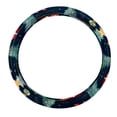 thumbnail image 1 of Christmas Tree 14.5 Inch Printing PVC Leather Steering Wheel Covers Car Wheel Covers Auto Accessories, 1 of 6