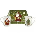 thumbnail image 1 of Spode Christmas Tree 3 Piece Mug & Tray Set Cookies for Santa, 1 of 3