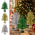 thumbnail image 1 of Christmas Tree under $5! Cagogo Christmas Tree Simulation Artificial Tree, Music Box Rotating Christmas Tree with Lights, Luminous Electroplated Color Mini Small Tree, Electric Musical Xmas Decor,, 1 of 9