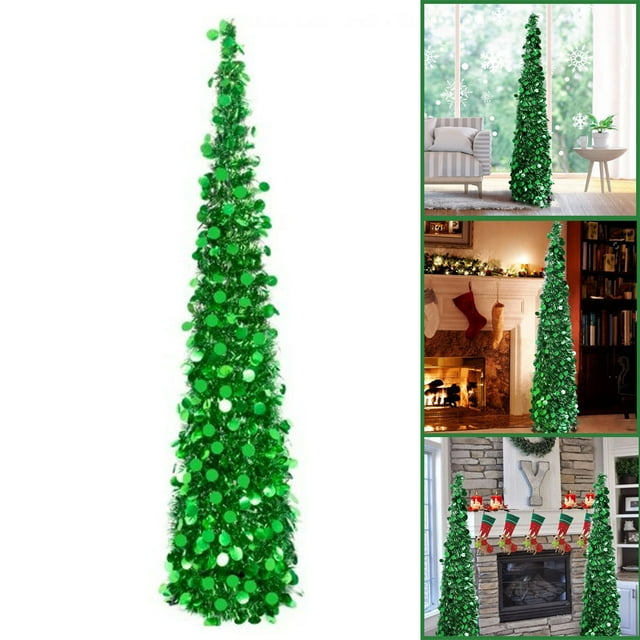 Christmas Tree 5FT Collapsible Pop Up Artificial Christmas Tree for