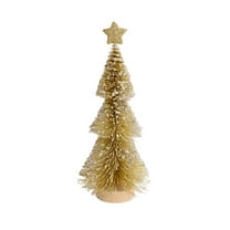 Christmas Tree 7.8inch Artificial Christmas Trees Christmas Decoration Desktop Decoration Scene Layout Door Decoration for Home Party Table,Christmas Craft with Star