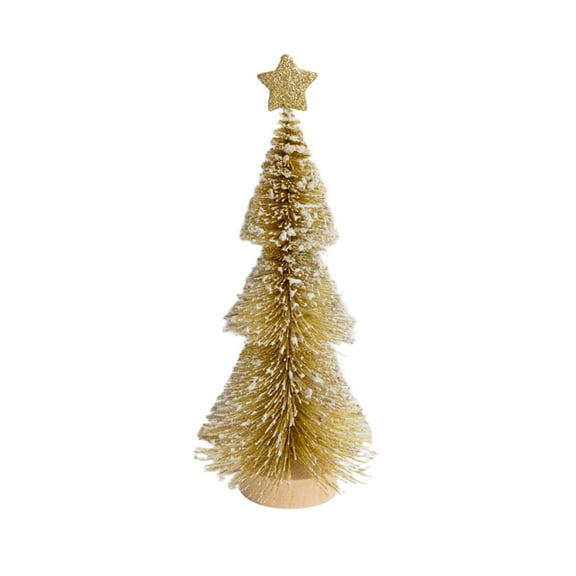 Christmas Tree 7.8inch Artificial Christmas Trees Christmas Decoration Desktop Decoration Scene Layout Door Decoration for Home Party Table,Christmas Craft with Star