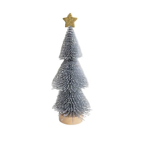 Christmas Tree 7.8inch Artificial Christmas Trees Christmas Decoration Desktop Decoration Scene Layout Door Decoration for Home Party Table,Christmas Craft with Star