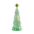 thumbnail image 1 of Christmas Tree 9.45inch Christmas Tree Lamp Crystal Glass Christmas Tree Ornaments Enchanted Light Up Colors Changing Lights Home Luminous Night Light Props for Room Table Christmas Decoration, 1 of 7