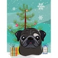 thumbnail image 1 of Christmas Tree And Black Pug Flag Garden Size, 1 of 1