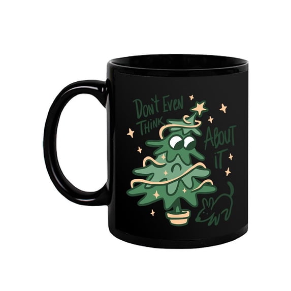 Christmas Tree And Dog Mug - Smartprints Designs,