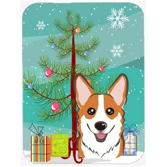 Christmas Tree And Red Corgi Mouse Pad, Hot Pad & Trivet