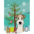 thumbnail image 1 of Christmas Tree And Wire Haired Fox Terrier Flag Garden Size, 1 of 1