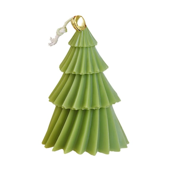 Christmas Tree Aromatherapy Candle, Rotating Desktop Decoration, Festival Home Decor, Fragrant Atmosphere Candle, Handmade Christmas Gift, Holiday Party Decoration