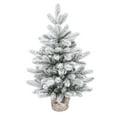 thumbnail image 1 of Christmas Tree Artificial Christmas Tree 19.69inch Miniature Pine Christmas Tree Burlap Base Desktop Tree Christmas Decorations for Indoor Tabletop or Desktop Decoration, 1 of 6