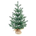 thumbnail image 1 of Christmas Tree Artificial Christmas Tree 19.69inch Miniature Pine Christmas Tree Burlap Base Desktop Tree Christmas Decorations for Indoor Tabletop or Desktop Decoration, 1 of 6