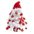 thumbnail image 1 of Christmas Tree Artificial Christmas Trees On Clearance New Christmas Decorations Flocking DIY Mini Christmas Tree LED Desktop Christmas Tree Ornaments, 1 of 9