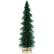 Christmas Tree Artificial Green Glitter 15"