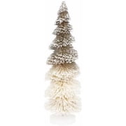 Christmas Tree Artificial Silver Ombre 15"