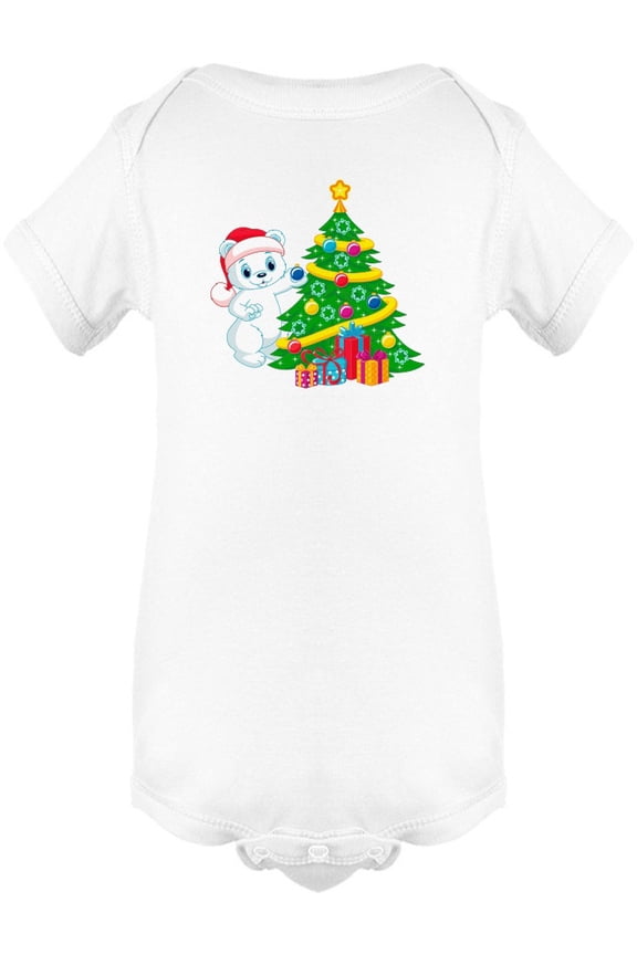 Christmas Tree Baby Bodysuit Infant -Image by Shutterstock, Newborn