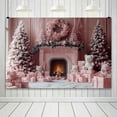 thumbnail image 1 of Christmas Tree Backdrop Fireplace Background,59"x70.87", for Photography Beautiful Christmas Trees with Xmas Balls Gifts Backdrops Decoration Photobooth Party Banner Decorations Photo Studio Props, 1 of 4